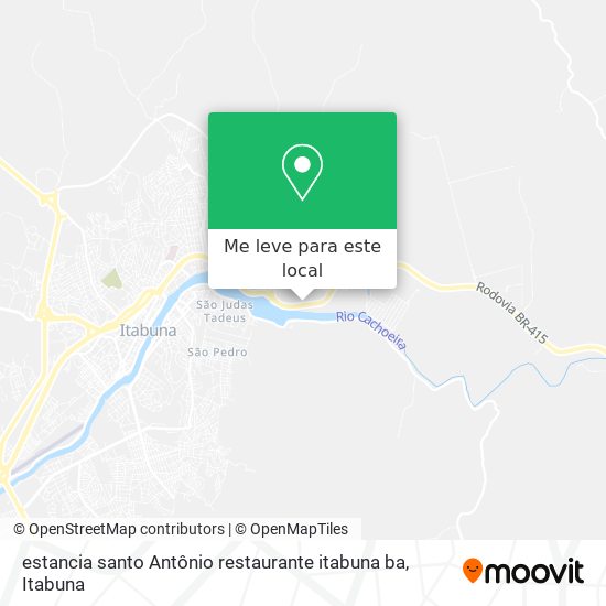 estancia santo Antônio restaurante itabuna ba mapa