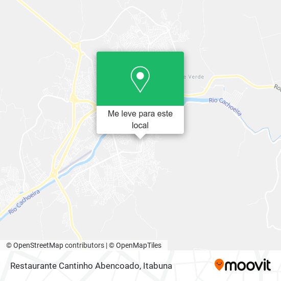 Restaurante Cantinho Abencoado mapa