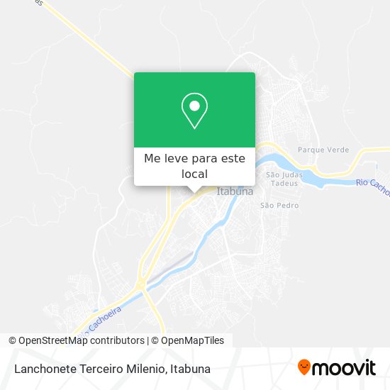 Lanchonete Terceiro Milenio mapa