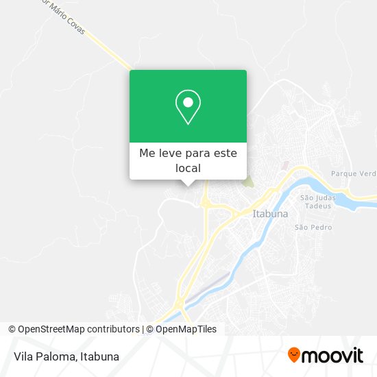 Vila Paloma mapa