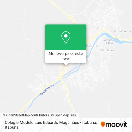 Colégio Modelo Luis Eduardo Magalhães - Itabuna mapa