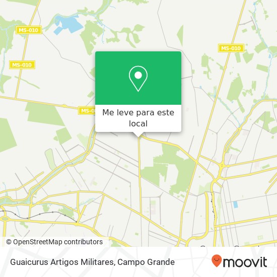 Guaicurus Artigos Militares mapa