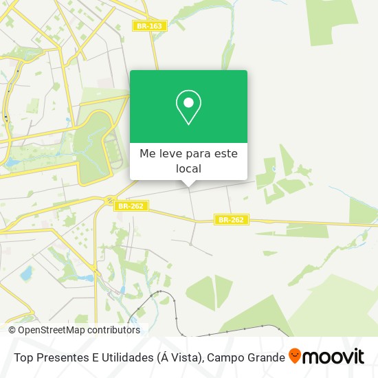 Top Presentes E Utilidades (Á Vista) mapa