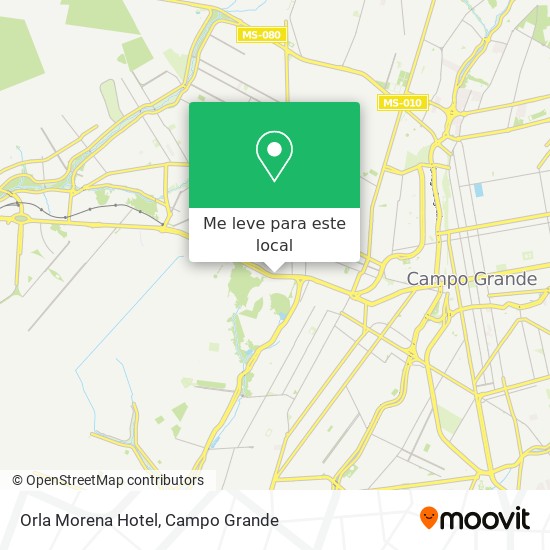 Orla Morena Hotel mapa