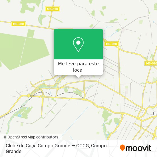 Clube de Caça Campo Grande — CCCG mapa