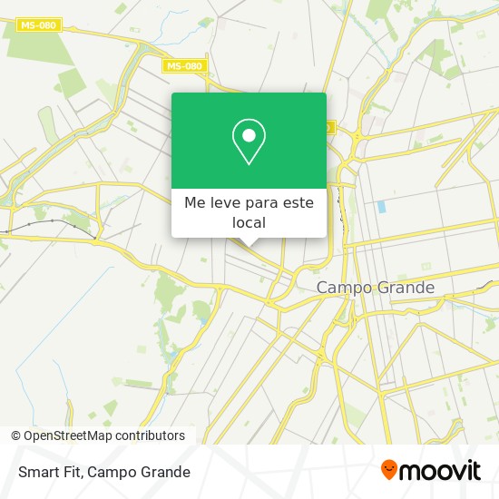 Smart Fit mapa