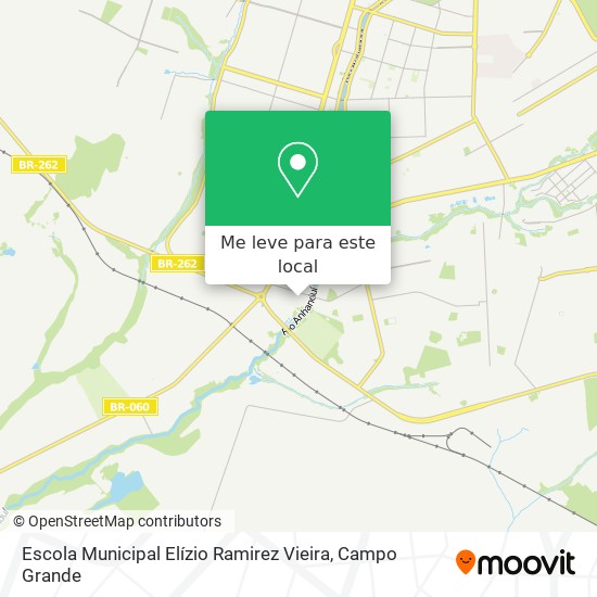 Escola Municipal Elízio Ramirez Vieira mapa