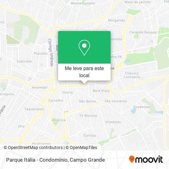 Parque Itália - Condomínio mapa