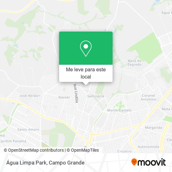 Água Limpa Park mapa