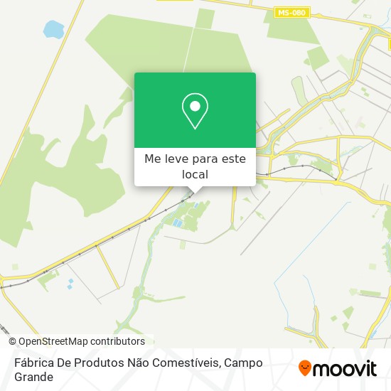 Fábrica De Produtos Não Comestíveis mapa