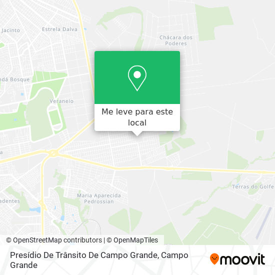Presídio De Trânsito De Campo Grande mapa