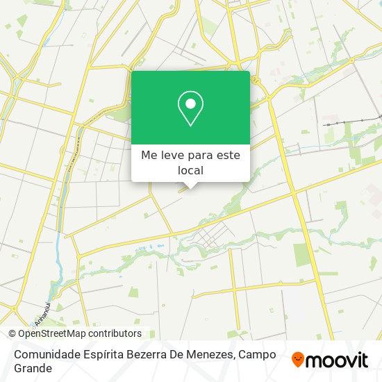 Comunidade Espírita Bezerra De Menezes mapa