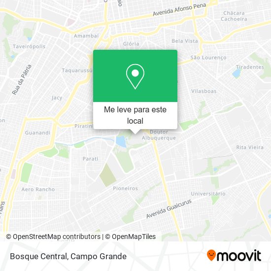 Bosque Central mapa