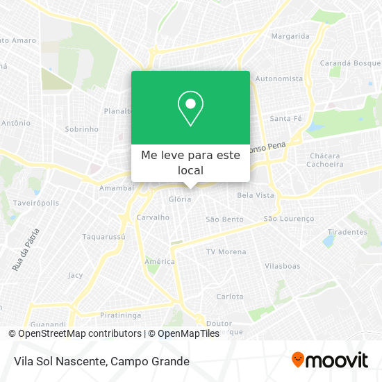 Vila Sol Nascente mapa