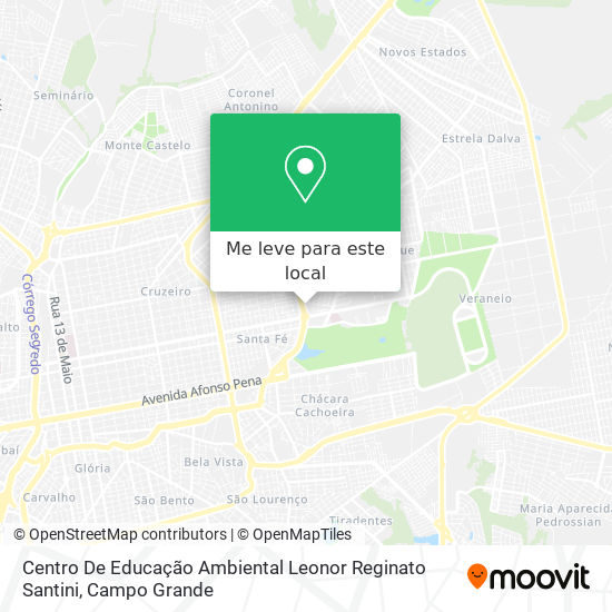 Centro De Educação Ambiental Leonor Reginato Santini mapa