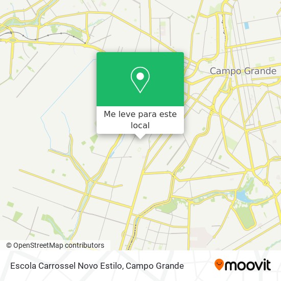 Escola Carrossel Novo Estilo mapa