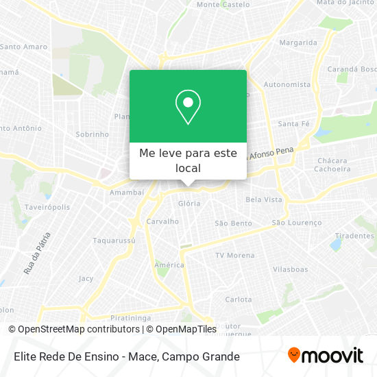 Elite Rede De Ensino - Mace mapa