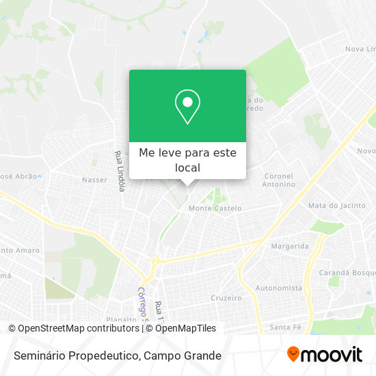 Seminário Propedeutico mapa