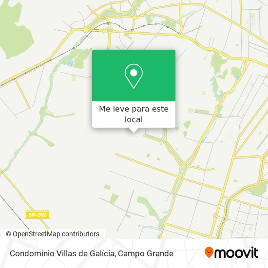 Condomínio Villas de Galícia mapa