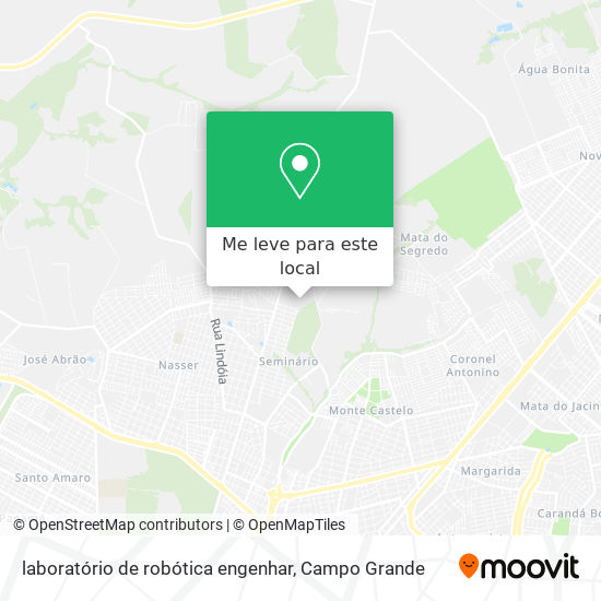 laboratório de robótica  engenhar mapa