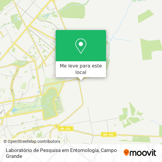 Laboratório de Pesquisa em Entomologia mapa