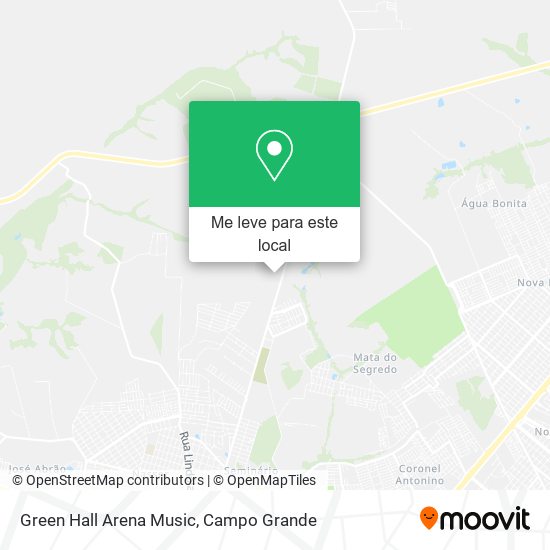 Green Hall Arena Music mapa