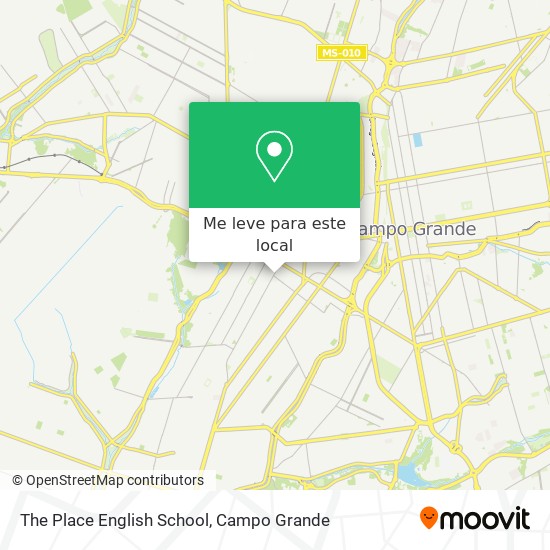 The Place English School mapa