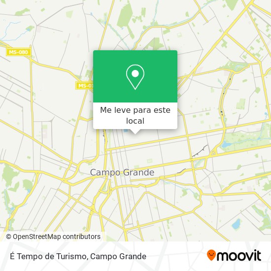 É Tempo de Turismo mapa