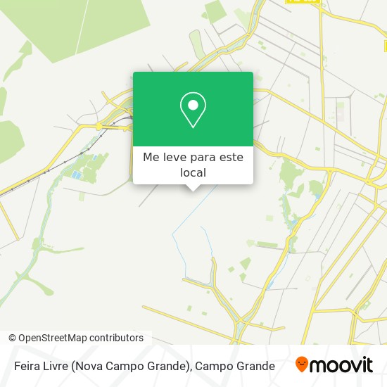 Feira Livre (Nova Campo Grande) mapa