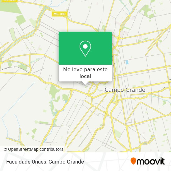 Faculdade Unaes mapa