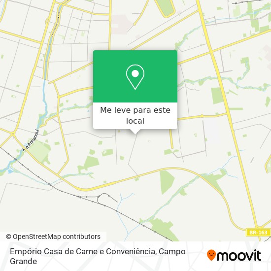 Empório Casa de Carne e Conveniência mapa