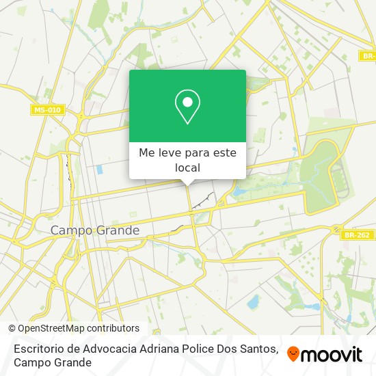 Escritorio de Advocacia Adriana Police Dos Santos mapa