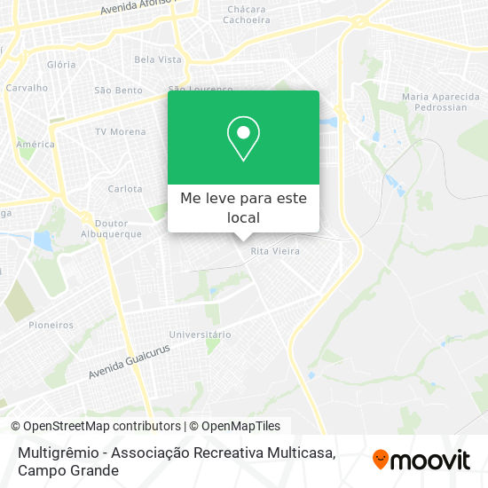 Multigrêmio - Associação Recreativa Multicasa mapa