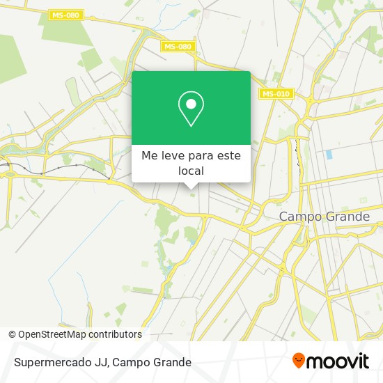 Supermercado JJ mapa