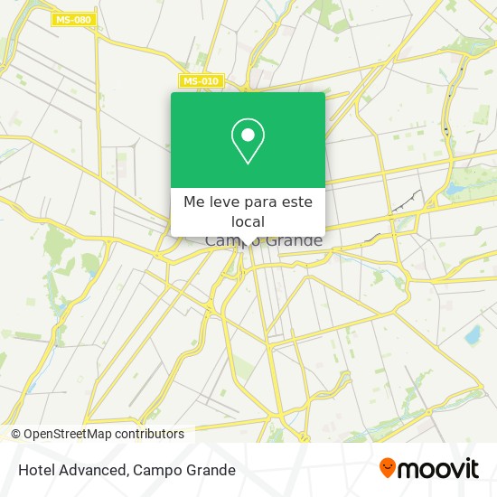 Hotel Advanced mapa