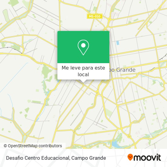 Desafio Centro Educacional mapa