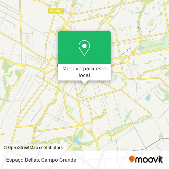 Espaço Dellas mapa