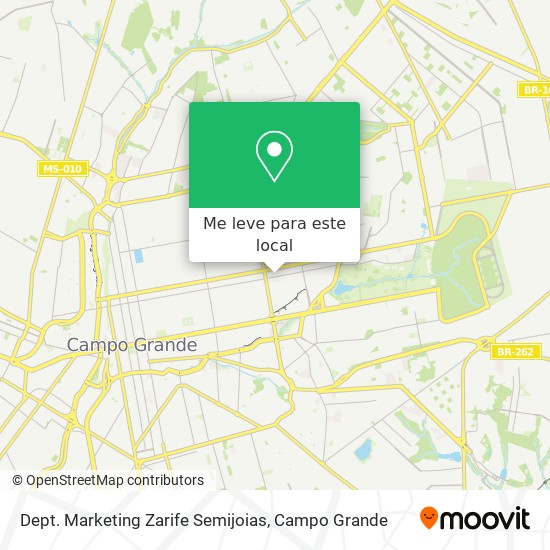 Dept. Marketing Zarife Semijoias mapa