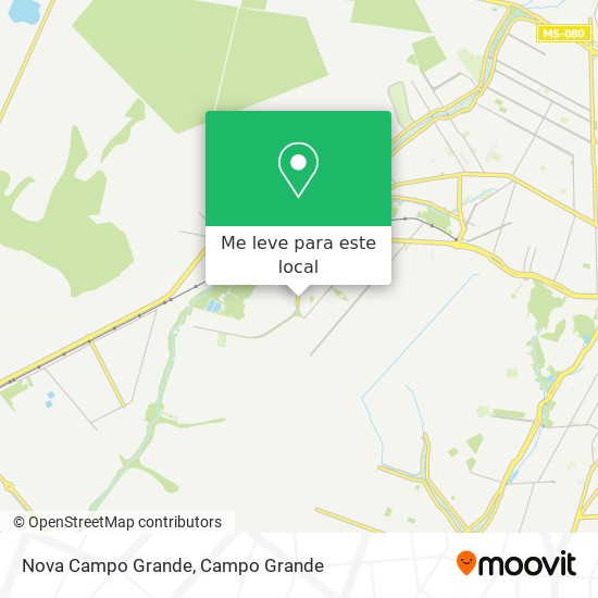 Nova Campo Grande mapa