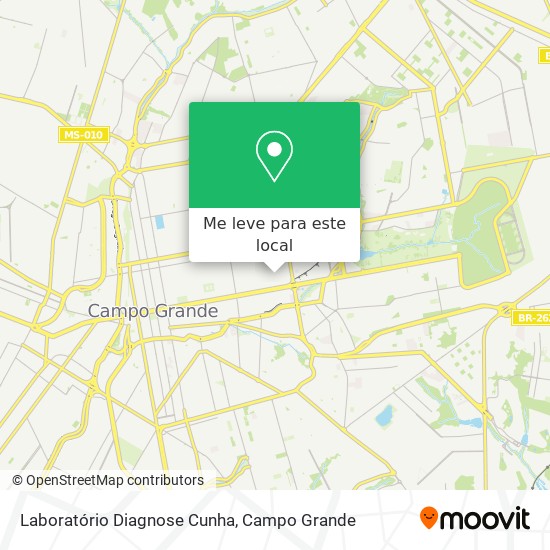 Laboratório Diagnose Cunha mapa