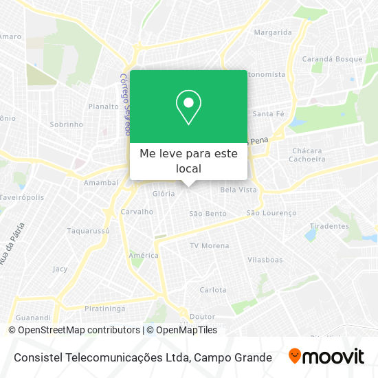 Consistel Telecomunicações Ltda mapa