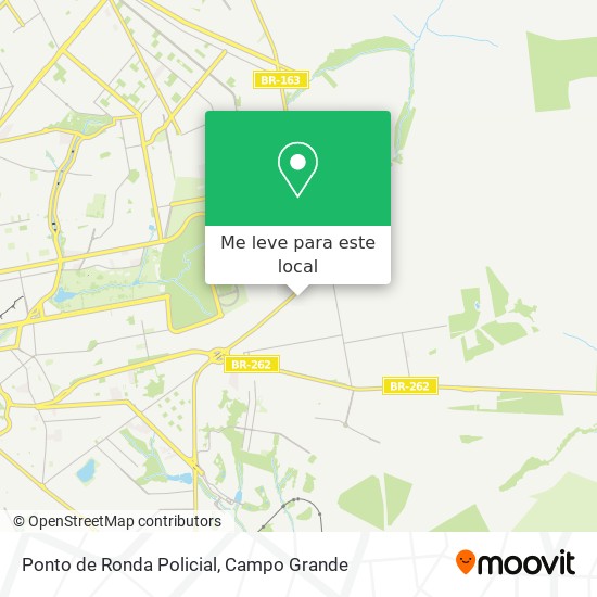 Ponto de Ronda Policial mapa