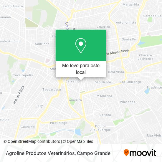 Agroline Produtos Veterinários mapa