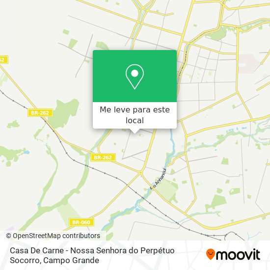 Casa De Carne - Nossa Senhora do Perpétuo Socorro mapa