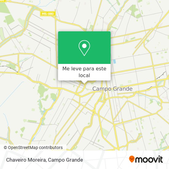 Chaveiro Moreira mapa