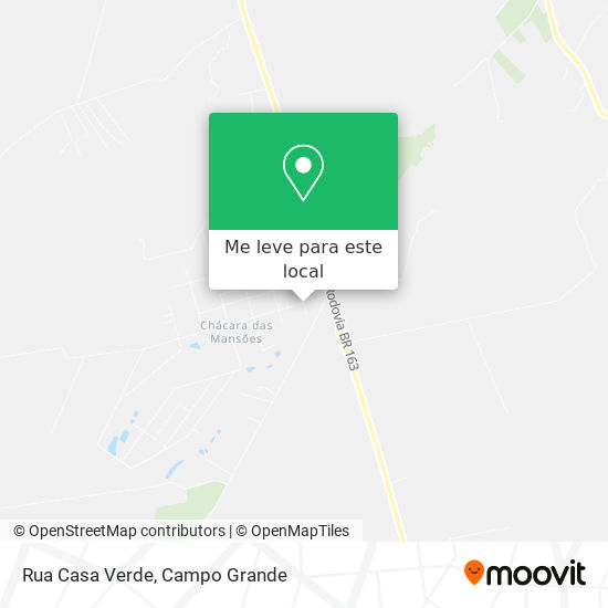 Rua Casa Verde mapa