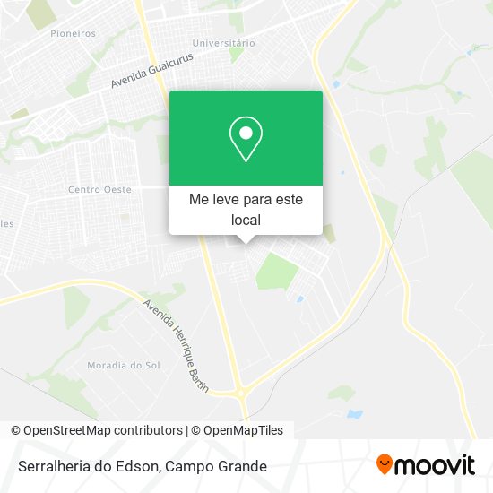 Serralheria do Edson mapa