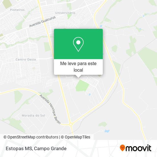 Estopas MS mapa