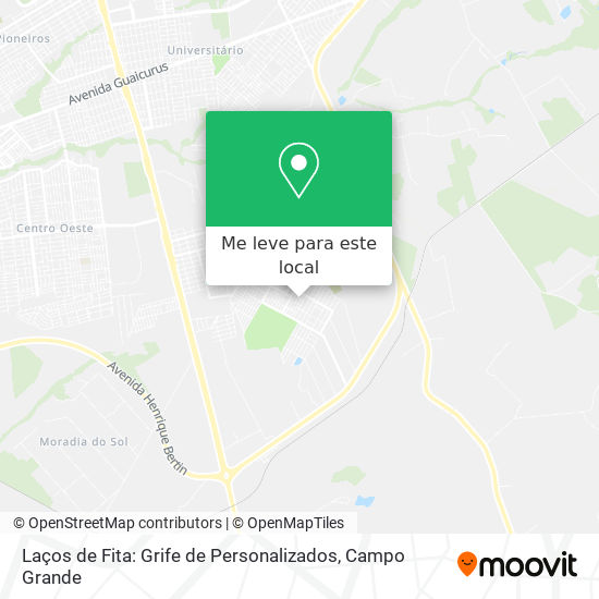 Laços de Fita: Grife de Personalizados mapa