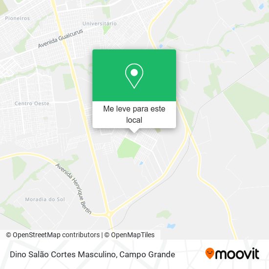 Dino Salão Cortes Masculino mapa